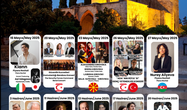 Bellapais Müzik Festivali 16 Mayıs’ta başlıyor