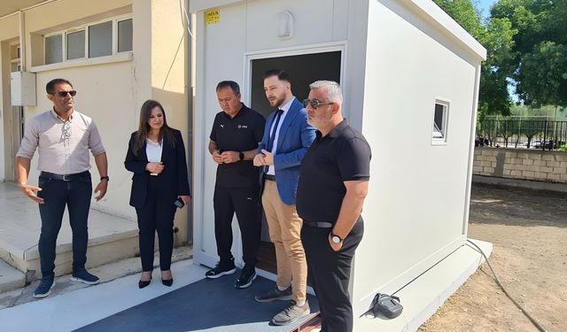 Mimarlar Odası’ndan Gazimağusa Ticaret Lisesi’ne engelli tuvaleti ve rampa