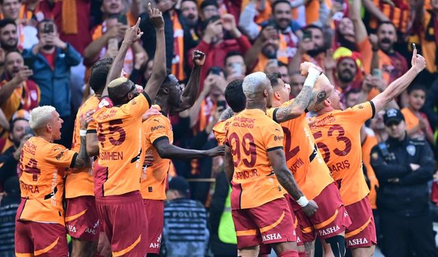 Türkiye Süper Lig'de şampiyon Galatasaray
