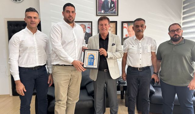 Arıklı, İnşaat Mühendisleri Odası heyetini kabul etti