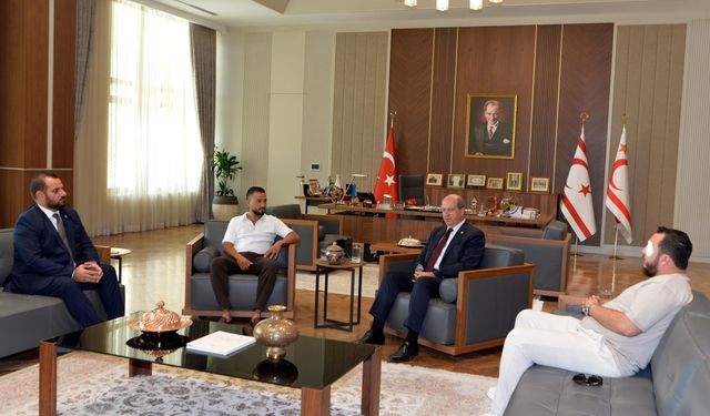 Cumhurbaşkanı Tatar, Doğancı Spor Kulübü heyetini kabul etti