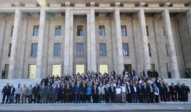 TBMM Başkanı Kurtulmuş, İçişleri Bakanı Oğuz ve muhtarları kabul etti