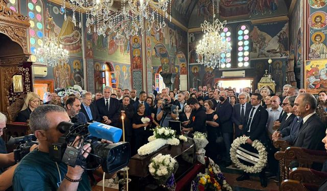 Keti Klerides'in cenazesi kaldırıldı