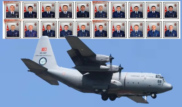 Azerbaycan-Gürcistan sınırında düşen TSK’ya ait askeri kargo uçağının enkazında son şehit naaşına da ulaşıldı