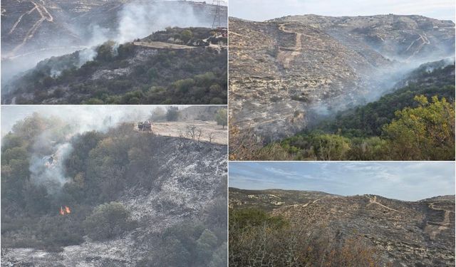 Baf’ta çıkan büyük yangın kontrol altına alındı