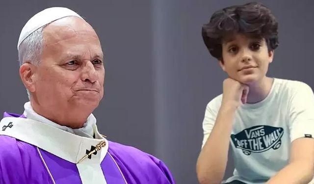 Papa 14. Leo, Ahmet Minguzzi'nin babası Andrea Minguzzi ile görüştü