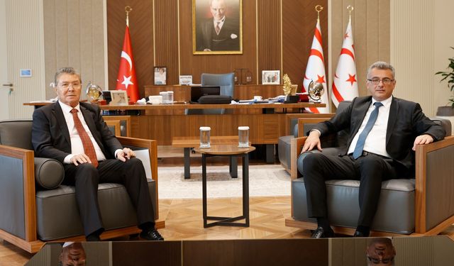 Cumhurbaşkanı Erhürman, Başbakan Üstel’i kabul etti