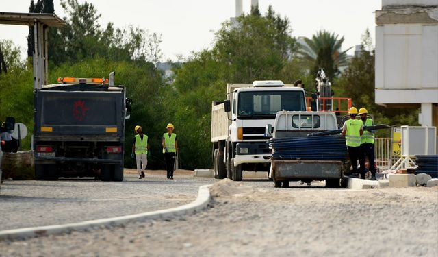 Metehan Geçiş Kapısı’nda ilave şerit ve yaya yolu çalışması başladı
