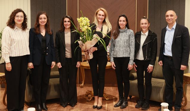 Nilden Bektaş Erhürman, KTMMOB Çevre Mühendisleri Odası heyeti ile görüştü