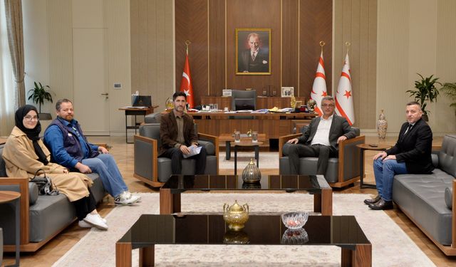 Cumhurbaşkanı Erhürman, Bağımsız İlahiyatçılar İnisiyatifi heyetini kabul etti