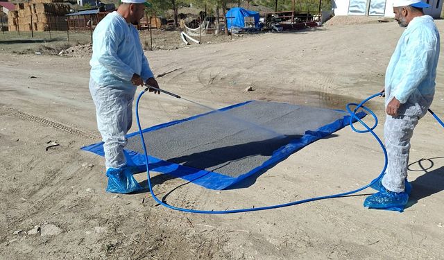 Geçitkale-Serdarlı Belediyesinden şap önlemleri