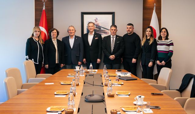 KKTC Milli Olimpiyat Komitesi’nden, Türkiye Milli Olimpiyat Komitesi’ne ziyaret