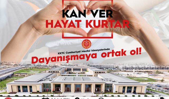 Cumhuriyet Meclisi’nde Kan Ver “Dayanışmaya Ortak Ol” etkinliği