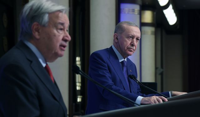 BM Genel Sekreteri Guterres, Atatürk Uluslararası Barış Ödülü töreninde konuştu