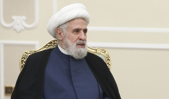 Hizbullah lideri Kasım: "İsrail'i Lübnan'dan çıkarana kadar savaşmaya devam edeceğiz"