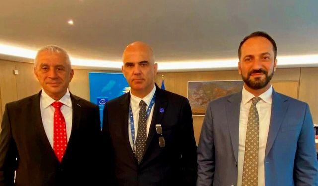 Taçoy ve Candan’dan Avrupa Konseyi Görüşmesi