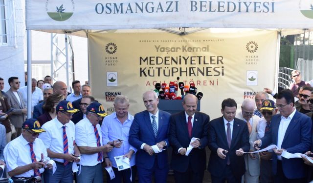 Tatar, Bursa'da Yaşar Kemal Medeniyetler Kütüphanesi’nin açılış törenine katıldı