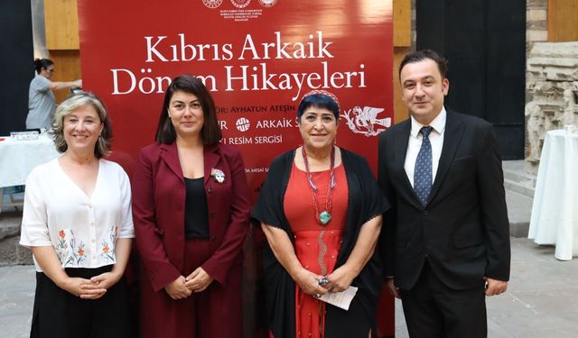 Sanatçı Mine Okur’un “Arkaik Sezgi” baskı resim sergisi Ankara’da açıldı