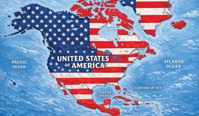Trump, Kanada, Meksika ve Grönland'ı "ABD toprağı" olarak gösteren görsel paylaştı