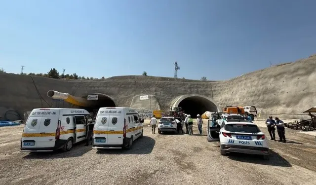 Gaziantep'te tünel inşaatında kaza