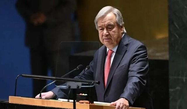 Guterres: "Tahrip olmuş ve sağlıksız bir gezegende kalkınma olamaz"