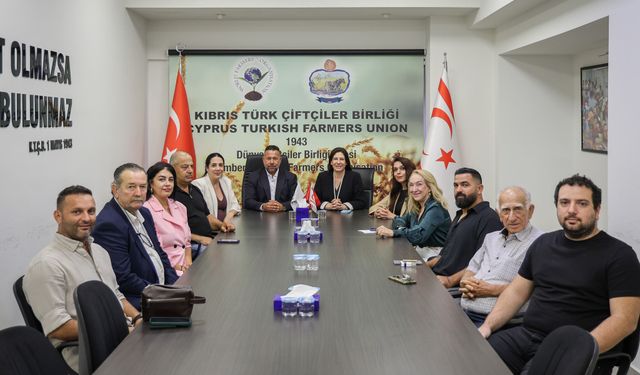 CTP, Kıbrıs Türk Çiftçiler Birliği’ni ziyaret etti