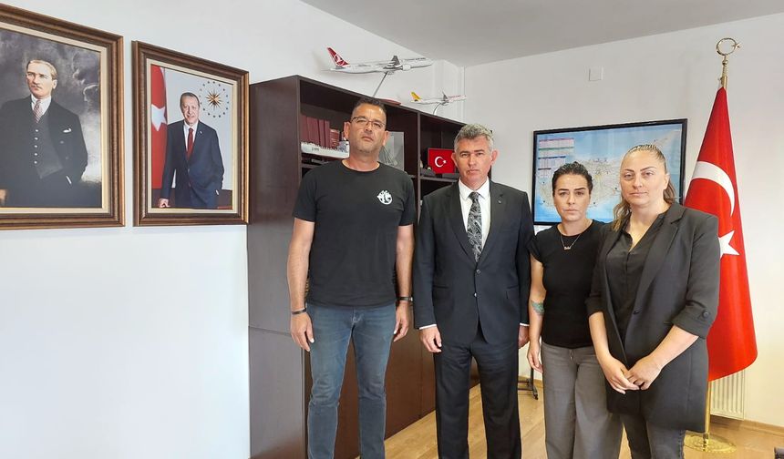 Şampiyon Melekleri Yaşatma Derneği heyeti Büyükelçi Feyzioğlu ile görüştü