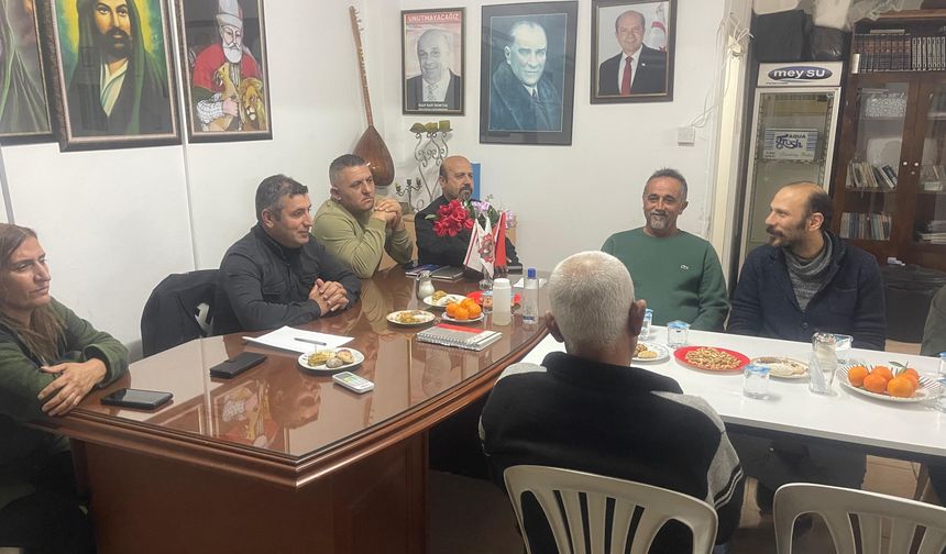 Bağımsızlık Yolu, Mağusa Alevi Kültür Derneği’ni ziyaret etti