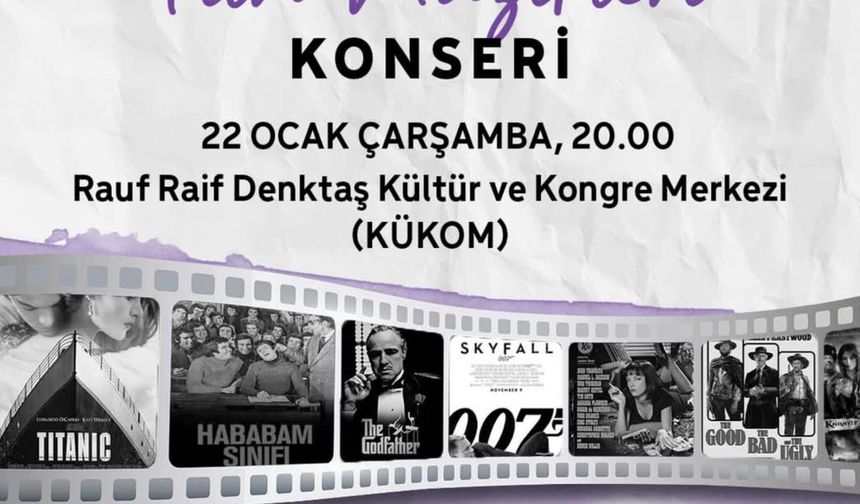 Mağusa Kent Orkestrası’ndan Film Müziği Konseri