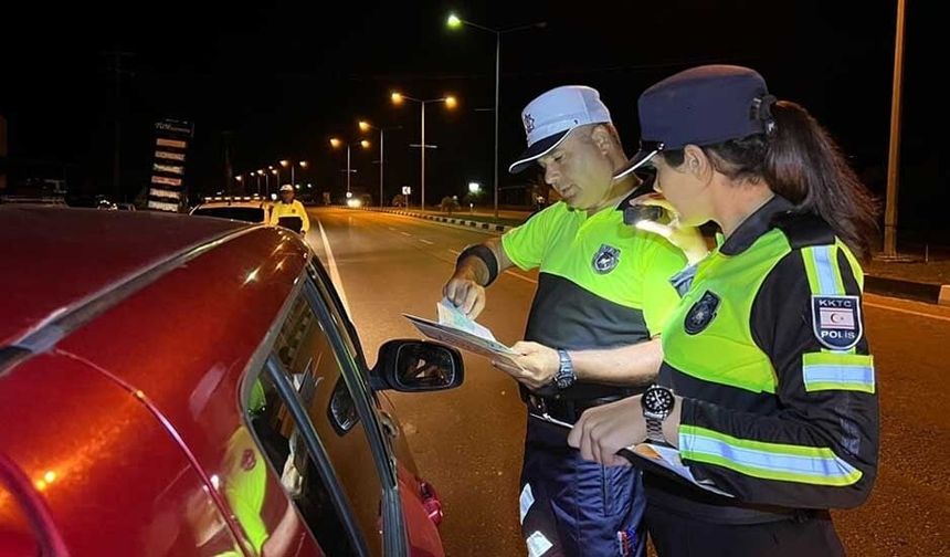 Trafik denetimleri: 36 araç trafikten men edildi, bir sürücü tutuklandı
