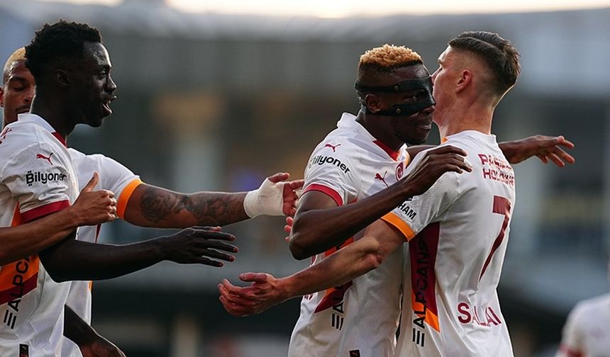 Galatasaray, yıldızları ile farka gitti