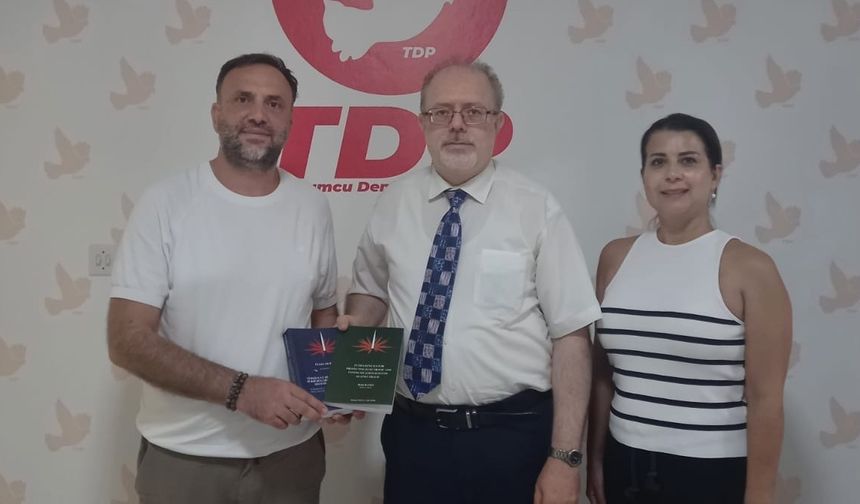 TDP Genel Başkanı Çeler, OKKÜ Mühendislik Fakültesi Dekanı Yrd. Doç. Dr. Ramiz’i kabul etti