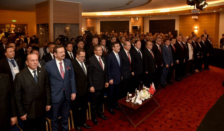 Türkiye - KKTC Ticaret Odası Forumu III. Ekonomi Konferansı açılış töreni düzenlendi