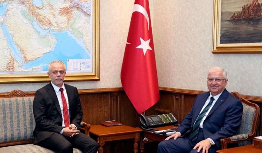 Yaşar Güler, KKTC Ankara Büyükelçisi Korukoğlu'nu kabul etti