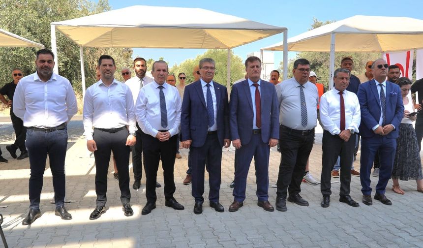 Başbakan Ünal Üstel, Girne Doğu Çevre Yolu 1. Etap Yol Yapımı Başlama Törenine katıldı