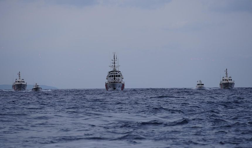 TC ve KKTC sahil güvenlik unsurlarından Girne’de müşterek liman ve deniz eğitimi