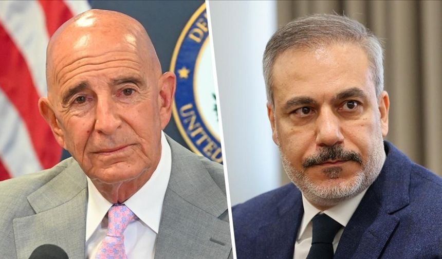 Hakan Fidan, Ankara’da Tom Barrack ile görüştü