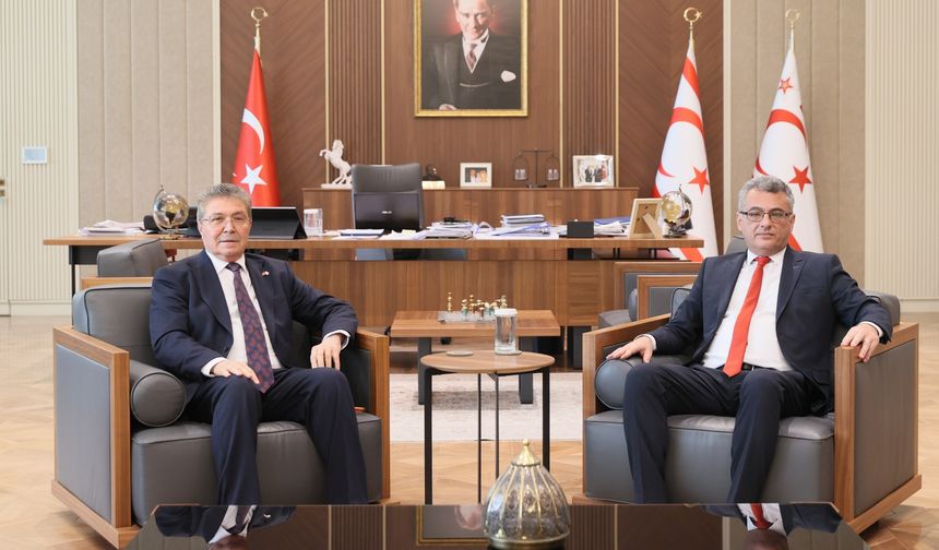 Cumhurbaşkanı Erhürman, Başbakan Üstel’i kabul etti