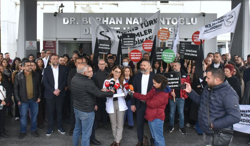 Tıp-iş bugün tam gün grevde...Gürkut: “Sağlık hizmetleri, hasta sayısı ve talebe cevap veremez hale getirildi”