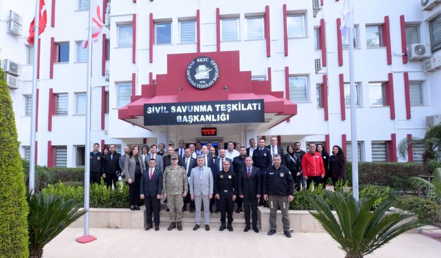 Afet ve Acil Durum Yönetimi Komitesi, ilk KKTC Afet Müdahale Planı toplantısını yaptı