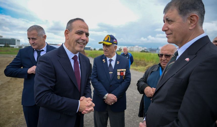 Harmancı ve Tugay, Spor ve Kardeşlik Parkı alanını ziyaret etti