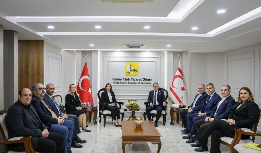 CTP, Kıbrıs Türk Ticaret Odası’nı ziyaret etti