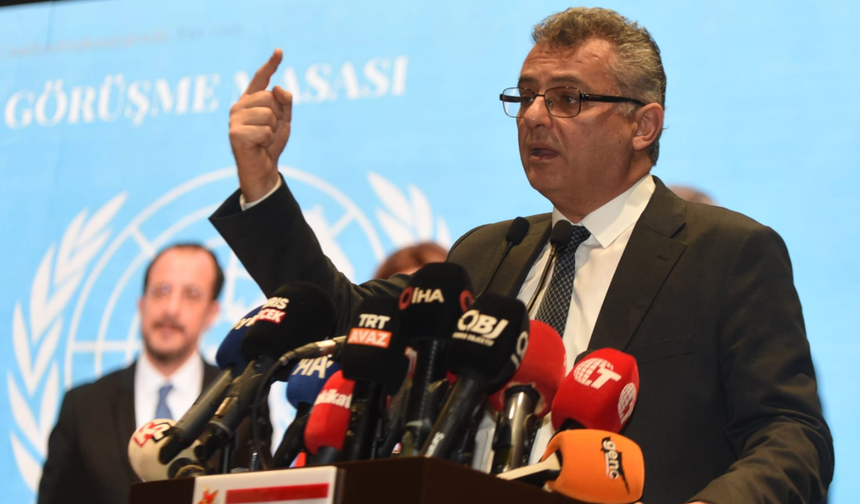 Erhürman: Hristodulidis, tarihten ders çıkarmak istiyorsa çok gerilere değil, 2004'e, 2017'ye baksın!