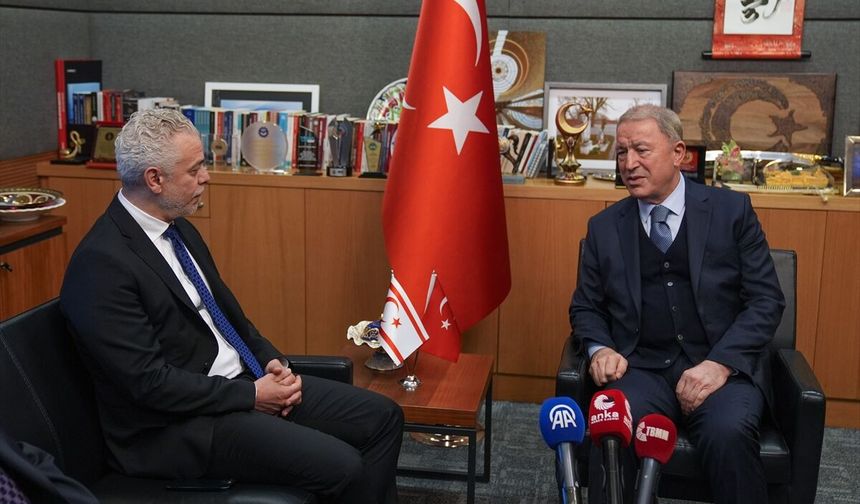 TBMM Milli Savunma Komisyonu Başkanı Akar Ankara Büyükelçisi İsmet Korukoğlu ile görüştü