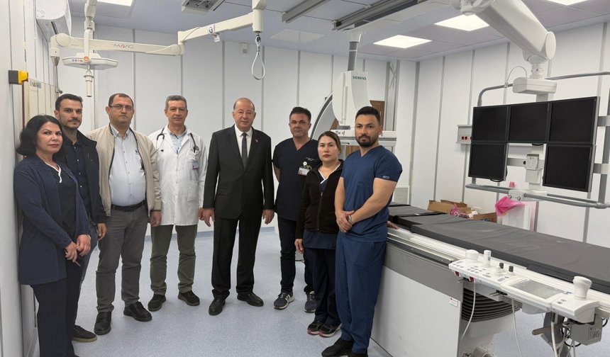 Bakan Dinçyürek: “Mağusa Devlet Hastanesi’nde Anjiyo Merkezi hizmete hazır”