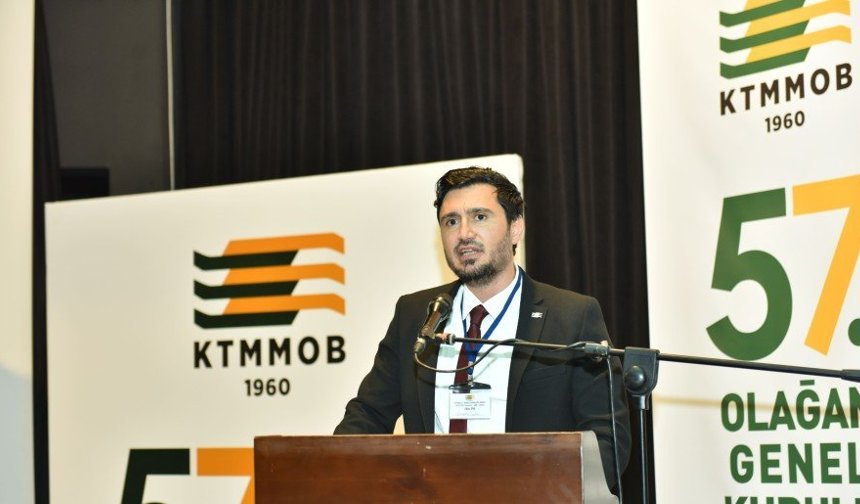 KTMMOB'nin 57. Dönem Başkanı Görkem Çelik oldu