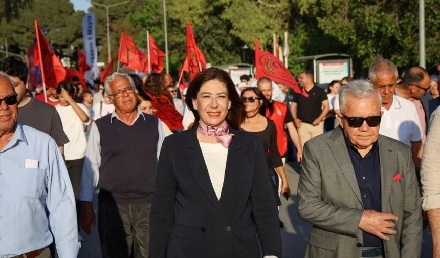 CTP, 1 Mayıs’ta emek, dayanışma ve barış için yürüdü