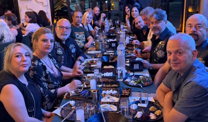 KKTC ve Türkiye’den Harleyciler Gala Yemeği’nde buluştu