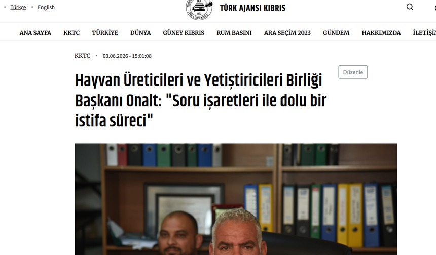 TAK’tan Hayvan Üreticileri ve Yetiştiricileri Birliği’nin iddialarına yanıt