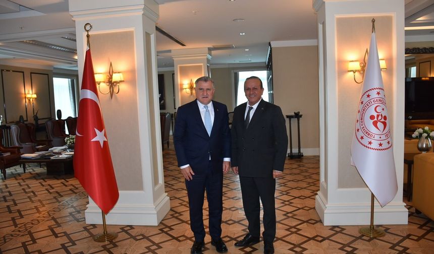 Başbakan Yardımcısı Ataoğlu, Ankara’da Osman Aşkın Bak ile görüştü